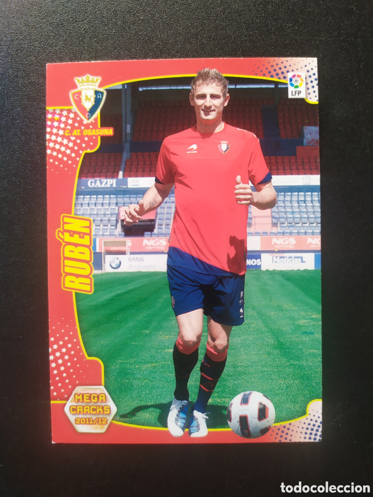 Figurine di Calcio: Megacracks 2011 2012 11 12 panini Rub&eacute;n fichaje n&ordm; 437 Osasuna