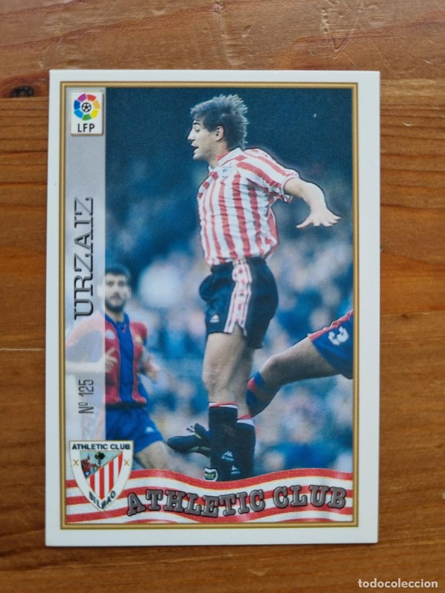 Cromos de f&uacute;tbol: 125 URZAIZ (Athletic Club). Las Fichas de la Liga 1997 1998 97 98 (Mundicromo)