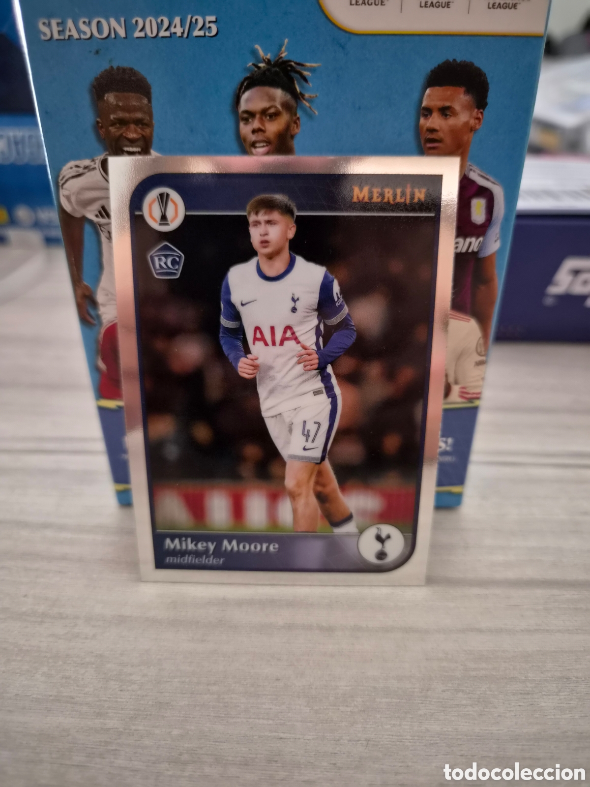 Cromos de f&uacute;tbol: N&deg;147 Mikey Moore Topps Merlin 2024/25