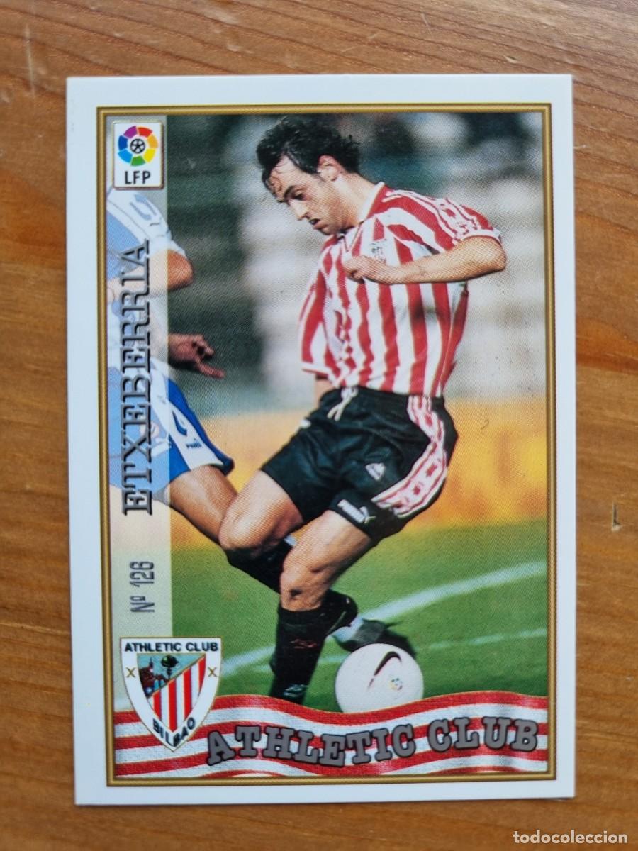 Cromos de f&uacute;tbol: 126 ETXEBERRIA (Athletic Club). Las Fichas de la Liga 1997 1998 97 98 (Mundicromo)