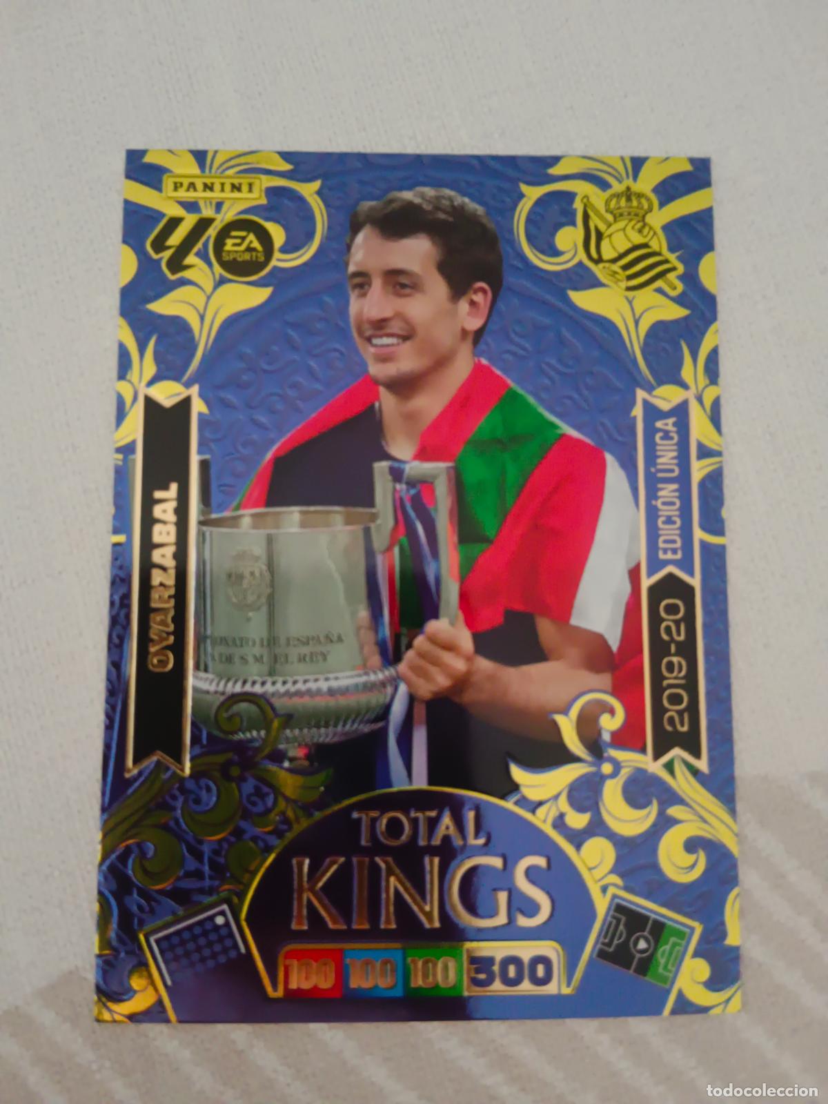 Cromos de f&uacute;tbol: ADRENALYN 2025 2026 25 26 EDICION UNICA 2019 20 19 20 OYARZABAL REAL SOCIEDAD TOTAL KINGS