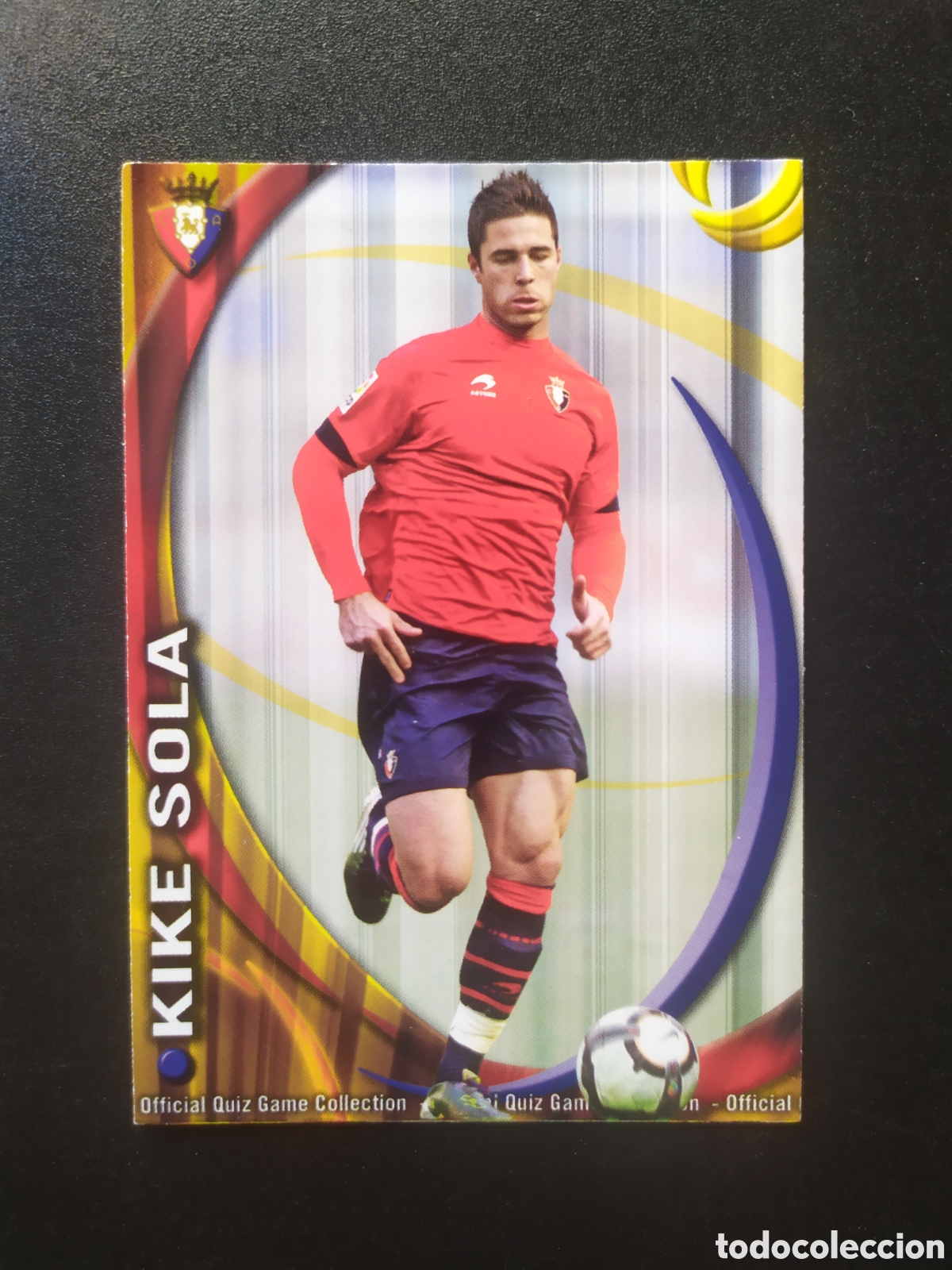 Figurine di Calcio: Mundicromo fichas liga 2010 2011 10 11 Kike Sola n&deg; 1308 Osasuna