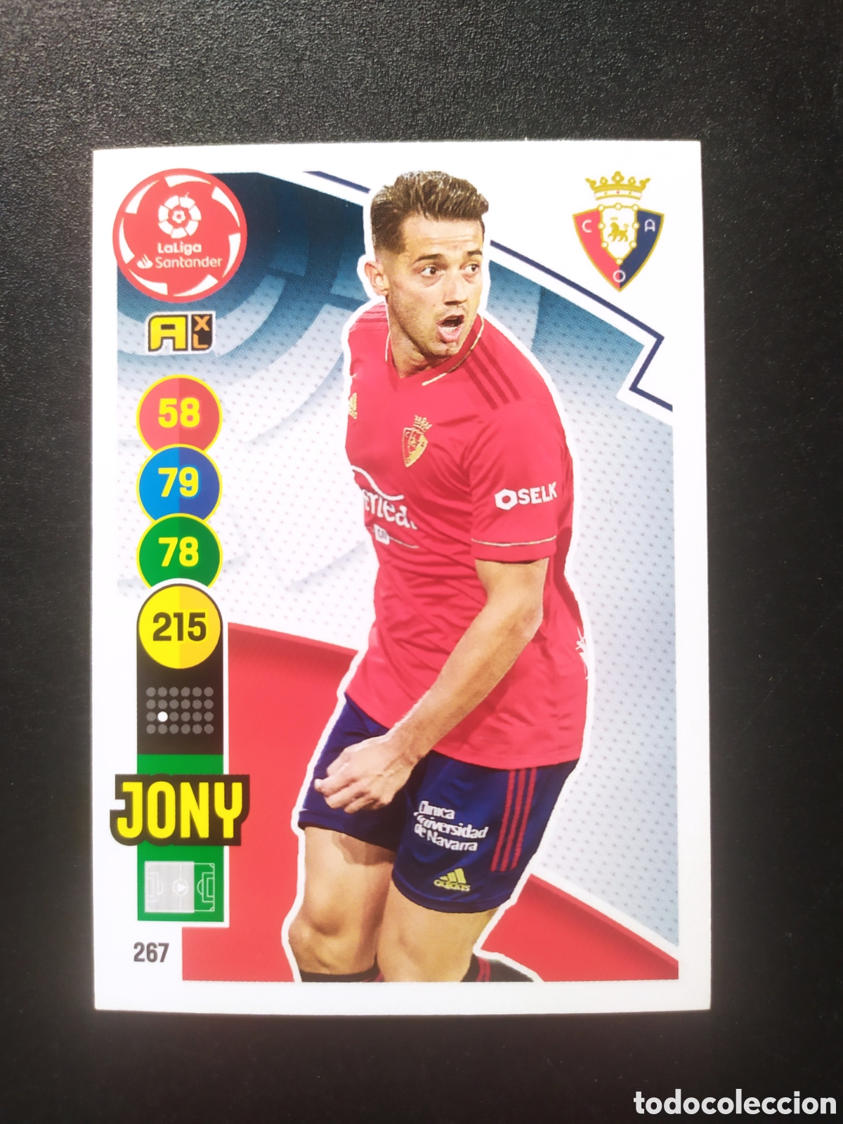Figurine di Calcio: Adrenalyn 2020 2021 20 21 panini Jony n&deg; 267 Osasuna