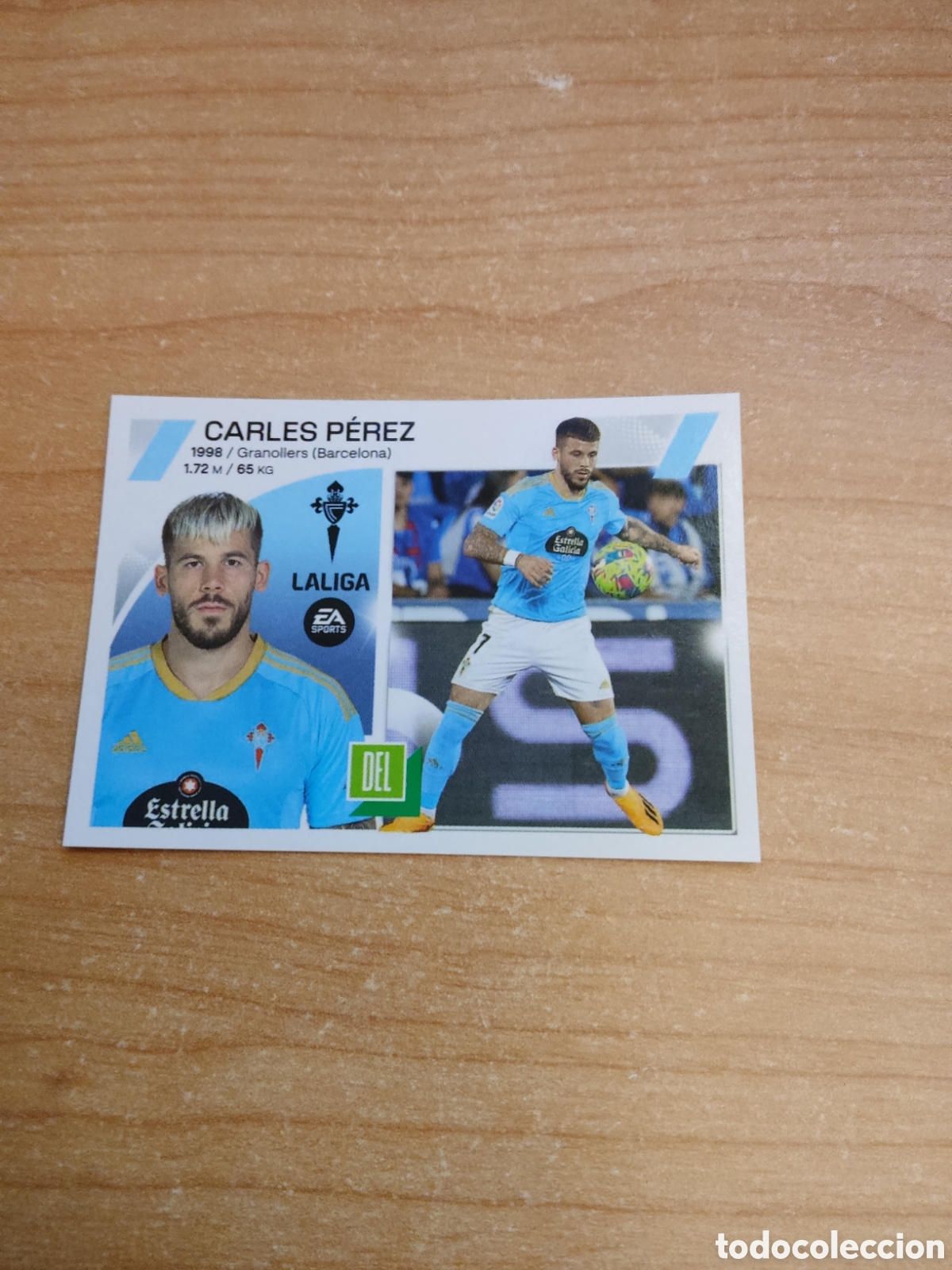 Cromos de f&uacute;tbol: 16 CARLES PEREZ CELTA VIGO LIGA ESTE 2023 2024