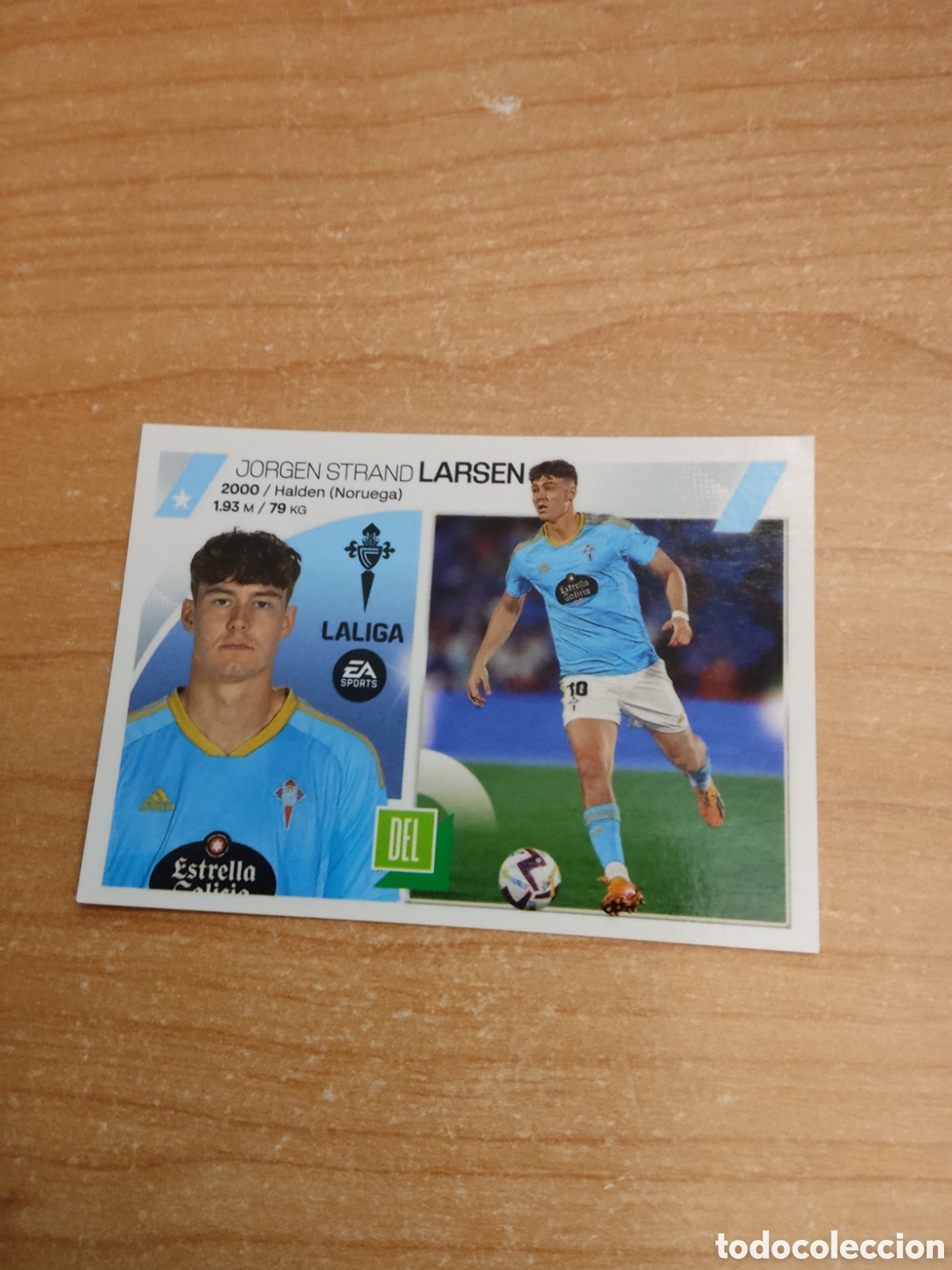 Cartes &agrave; collectionner de Football: 19 LARSEN CELTA VIGO LIGA ESTE 2023 2024
