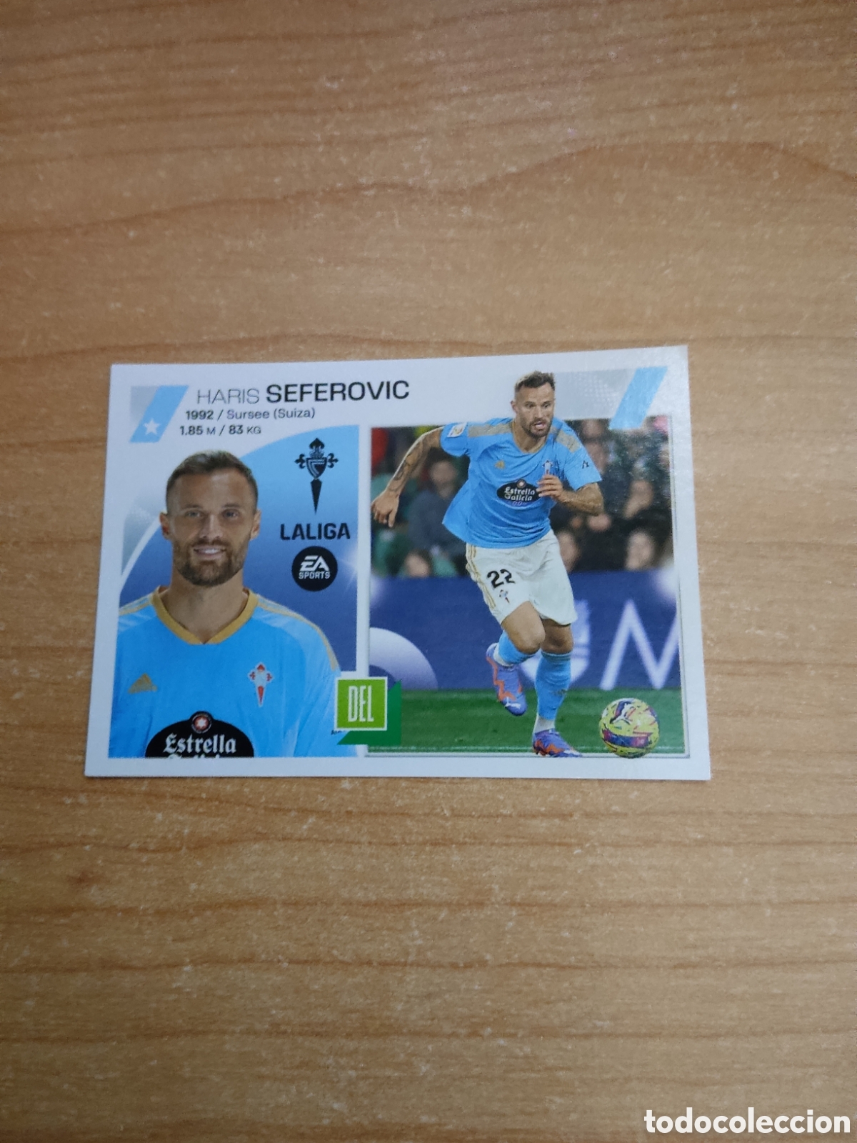 Cartes &agrave; collectionner de Football: 20 SEFEROVIC CELTA VIGO LIGA ESTE 2023 2024