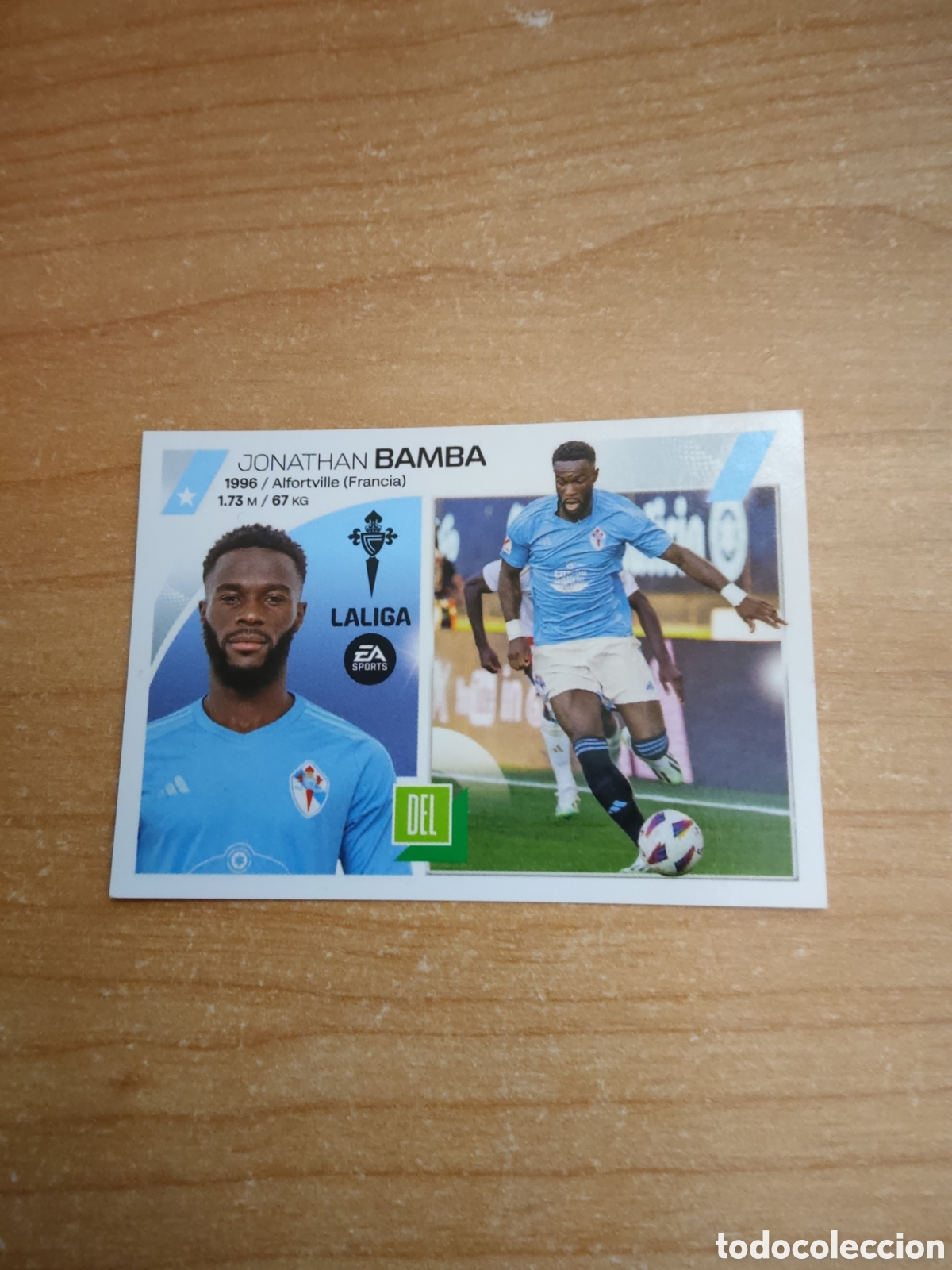 Cartes &agrave; collectionner de Football: 22 BAMBA CELTA VIGO ULTIMO FICHAJE LIGA ESTE 2023 2024
