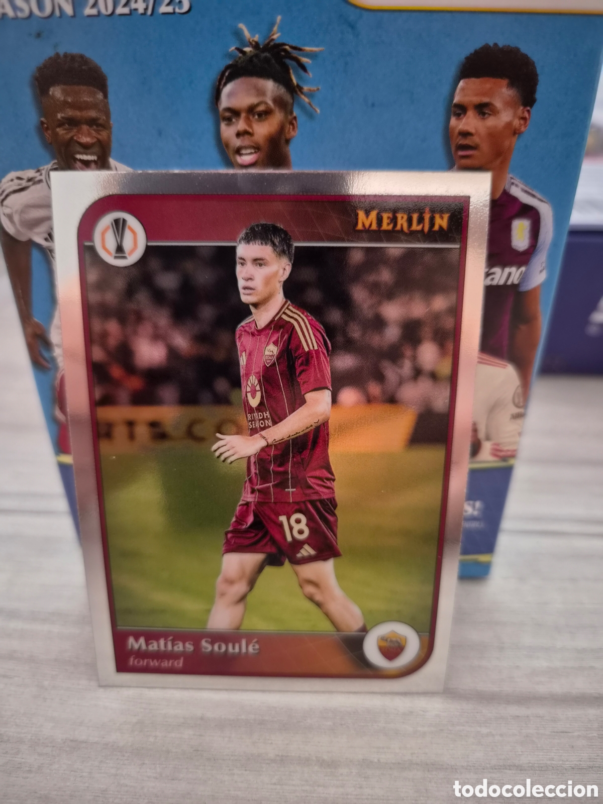 Cartes &agrave; collectionner de Football: N&deg;46 Mat&iacute;as Soul&eacute; Topps Merlin 2024/25