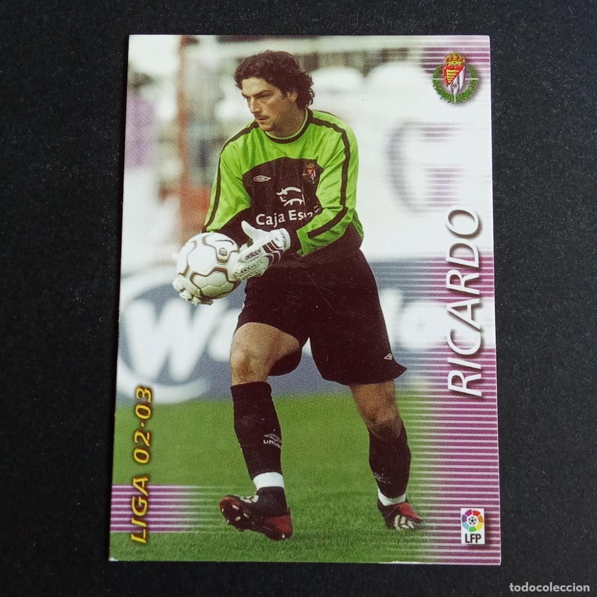 Cartes &agrave; collectionner de Football: 326 RICARDO VALLADOLID LIGA 2002 2003 02 03 MEGAFICHAS PANINI