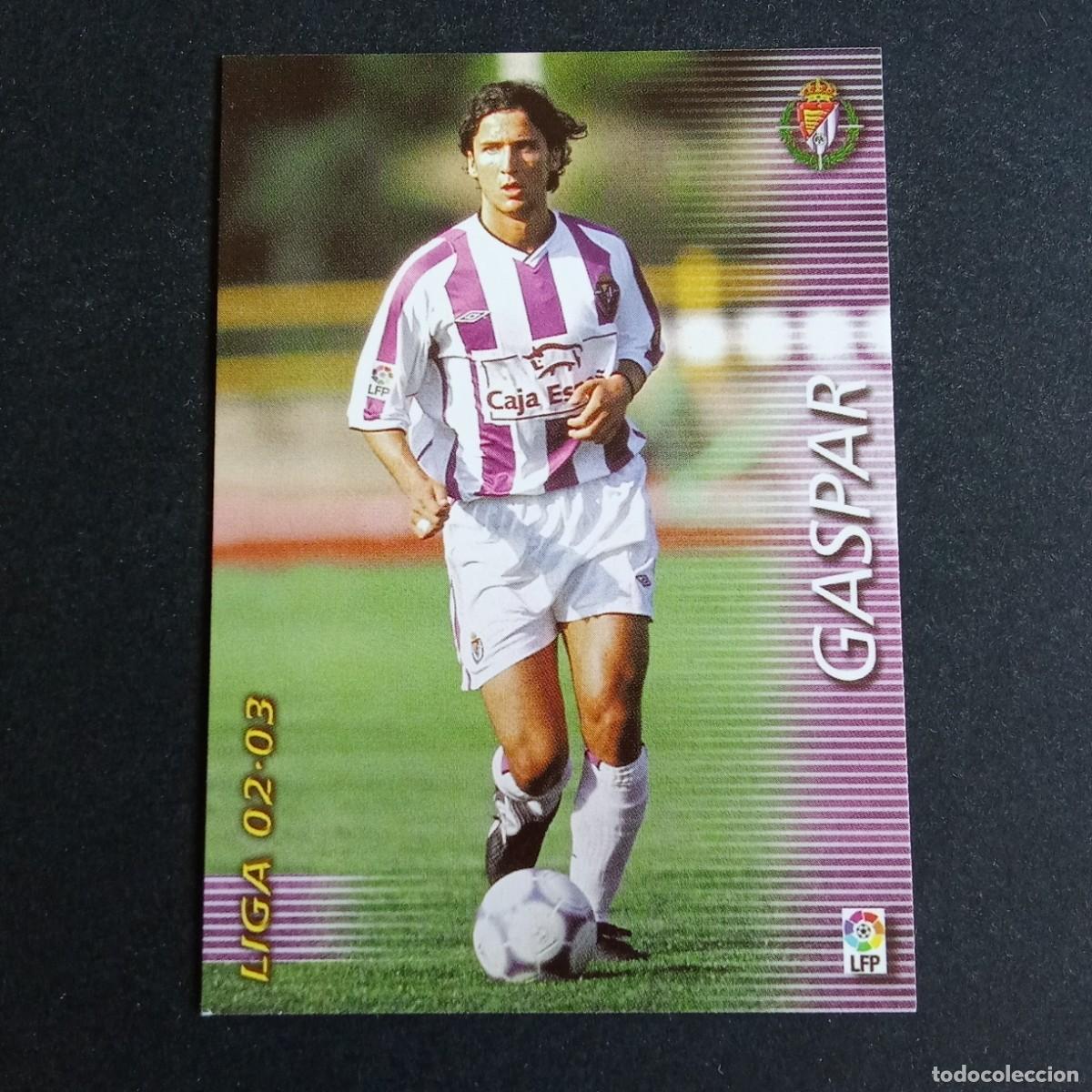 Cartes &agrave; collectionner de Football: 328 GASPAR VALLADOLID LIGA 2002 2003 02 03 MEGAFICHAS PANINI