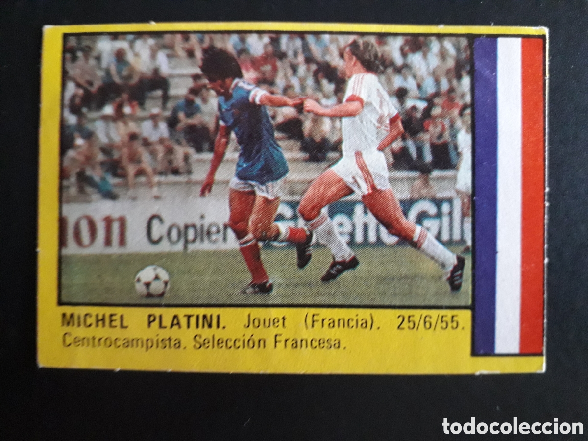 Cromos de f&uacute;tbol: PLATINI FRANCIA SUPER F&Uacute;TBOL 84 83-84 1983-1984 ROLL&Aacute;N DESPEGADO PEDIDO M&Iacute;NIMO 3&euro;