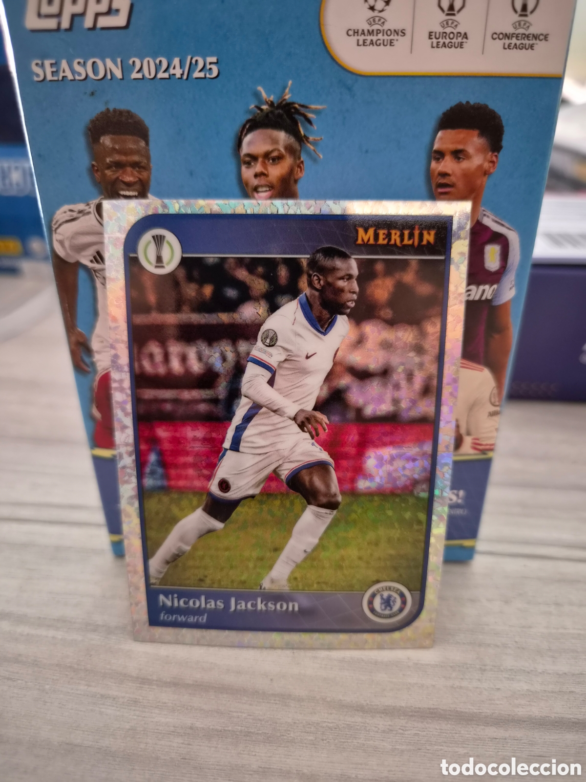 Cromos de f&uacute;tbol: N&deg;176 Nicolas Jackson Topps Merlin 2024/25