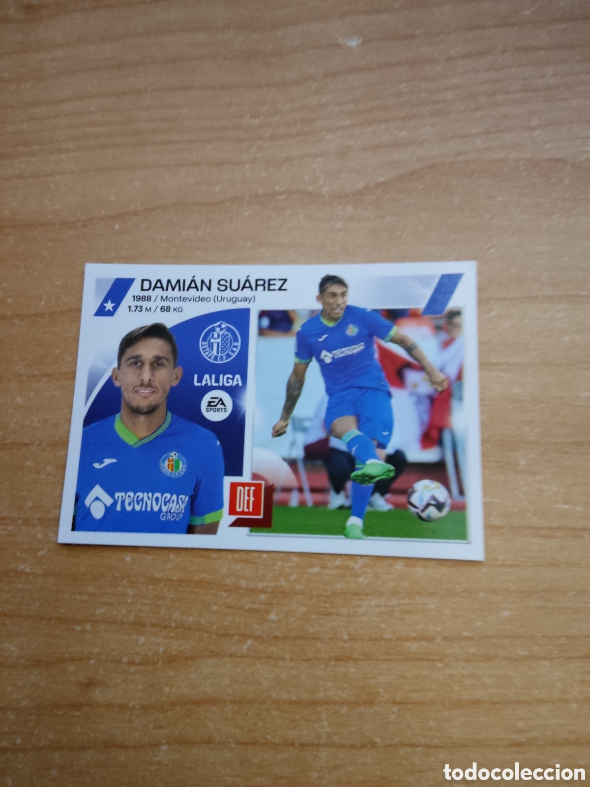 Cromos de f&uacute;tbol: 5 DAMIAN SUAREZ GETAFE LIGA ESTE 2023 2024