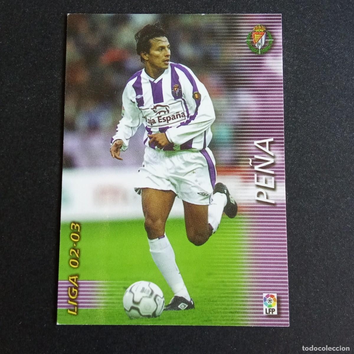 Cromos de f&uacute;tbol: 330 PE&Ntilde;A VALLADOLID LIGA 2002 2003 02 03 MEGAFICHAS PANINI