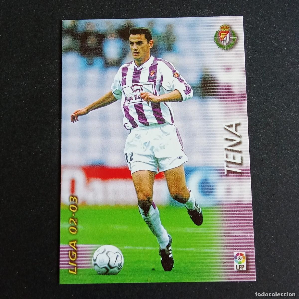 Cromos de f&uacute;tbol: 331 TENA VALLADOLID LIGA 2002 2003 02 03 MEGAFICHAS PANINI