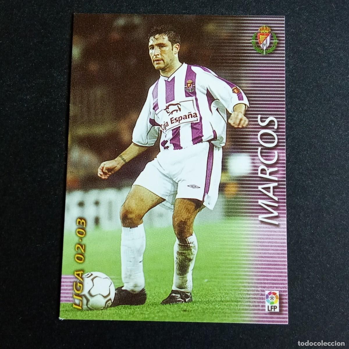 Cromos de f&uacute;tbol: 332 MARCOS VALLADOLID LIGA 2002 2003 02 03 MEGAFICHAS PANINI