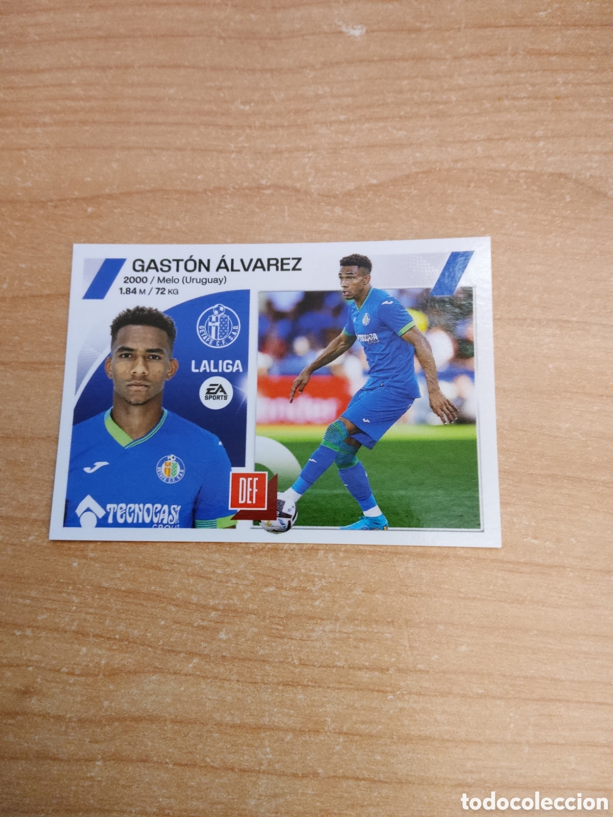 Fu&szlig;ball-Sticker: 10 A GASTON ALVAREZ GETAFE LIGA ESTE 2023 2024