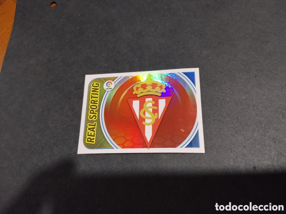 Fu&szlig;ball-Sticker: Cromo futbol 2016-17 escudo Sporting de Gij&oacute;n