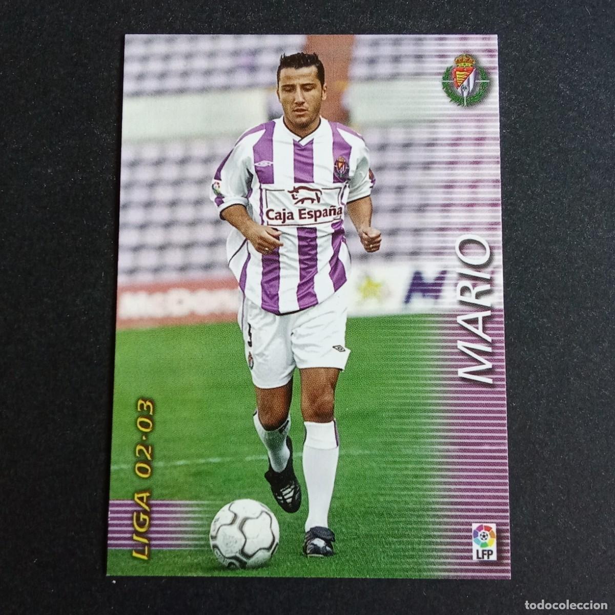 Fu&szlig;ball-Sticker: 333 MARIO VALLADOLID LIGA 2002 2003 02 03 MEGAFICHAS PANINI