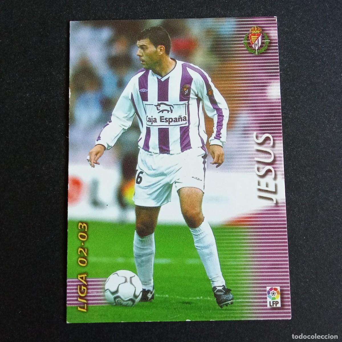 Cromos de f&uacute;tbol: 335 JESUS VALLADOLID LIGA 2002 2003 02 03 MEGAFICHAS PANINI
