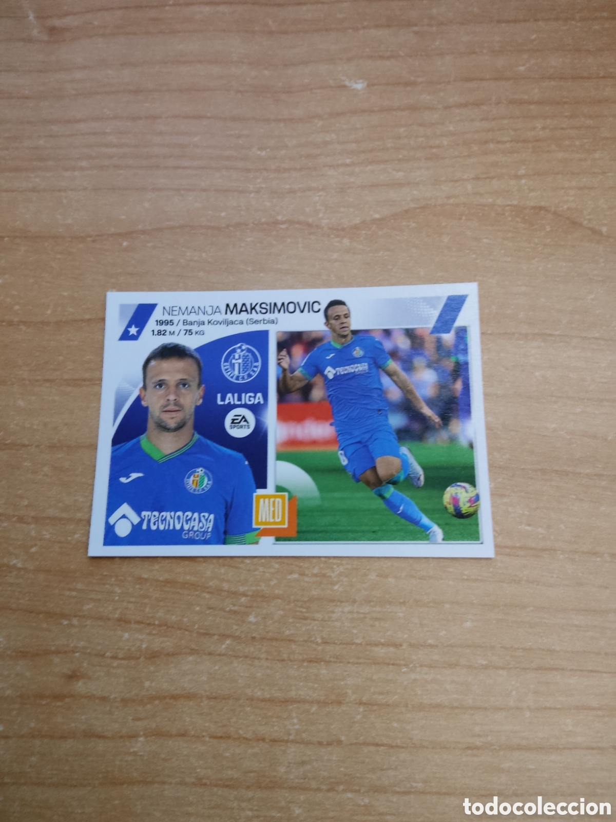 Cromos de f&uacute;tbol: 11 MAKSIMOVIC GETAFE LIGA ESTE 2023 2024