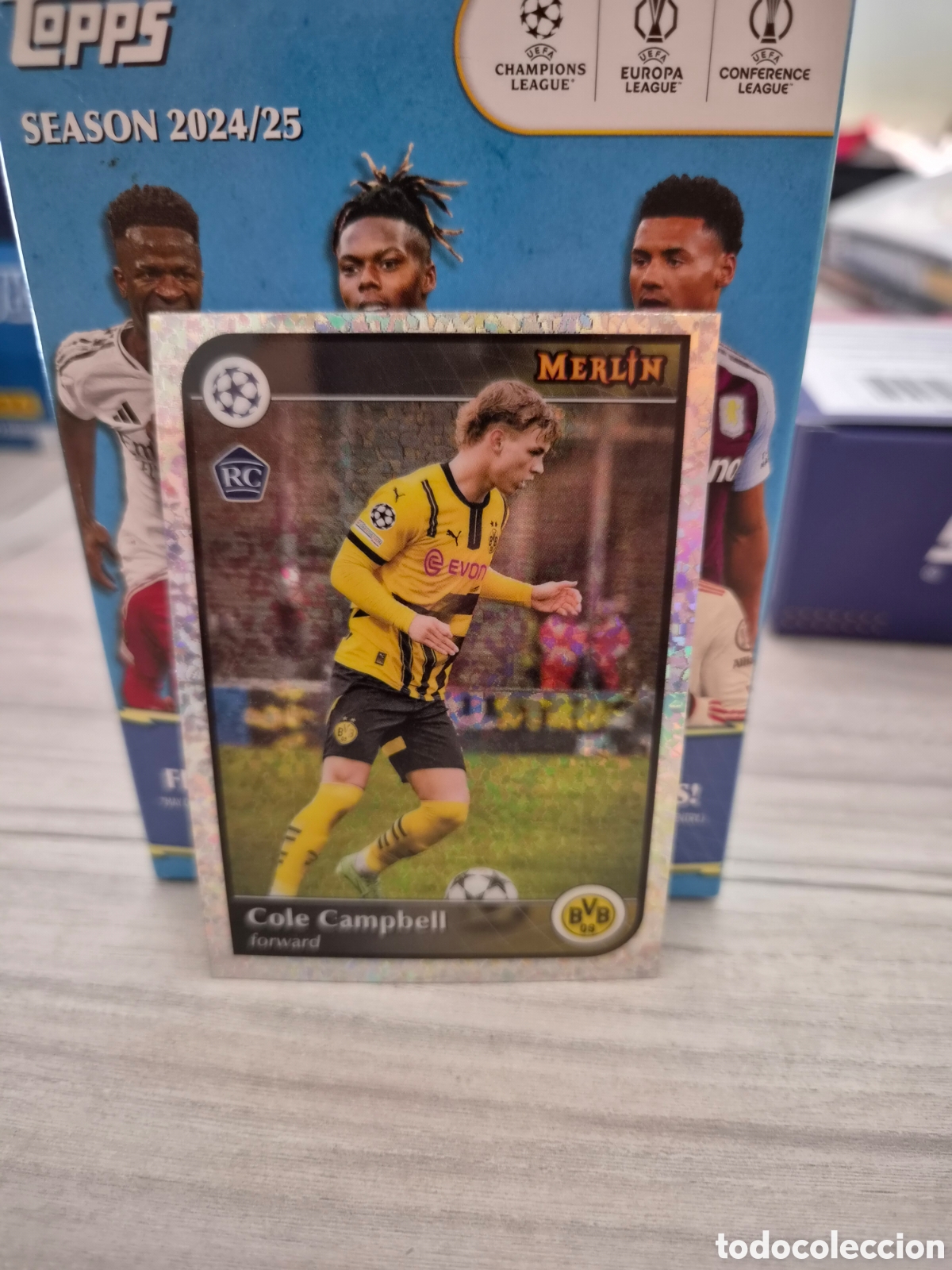 Cromos de f&uacute;tbol: N&deg;137 Cole Campbell Topps Merlin 2024/25