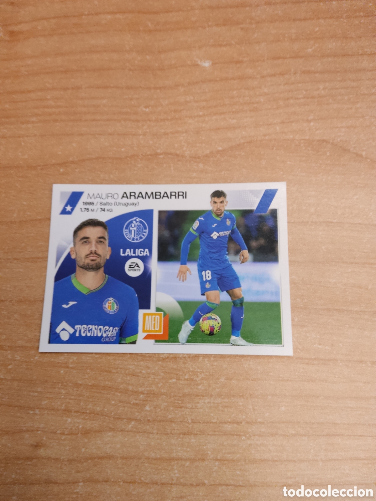 Cromos de f&uacute;tbol: 13 ARAMBARRI GETAFE LIGA ESTE 2023 2024