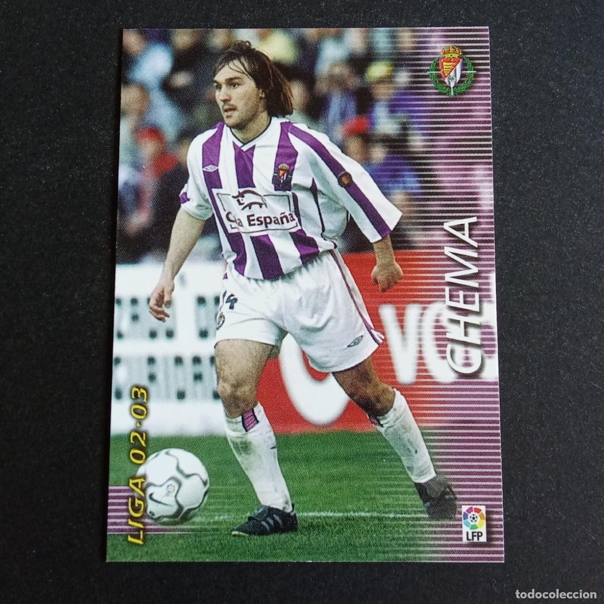 Cromos de f&uacute;tbol: 337 CHEMA VALLADOLID LIGA 2002 2003 02 03 MEGAFICHAS PANINI
