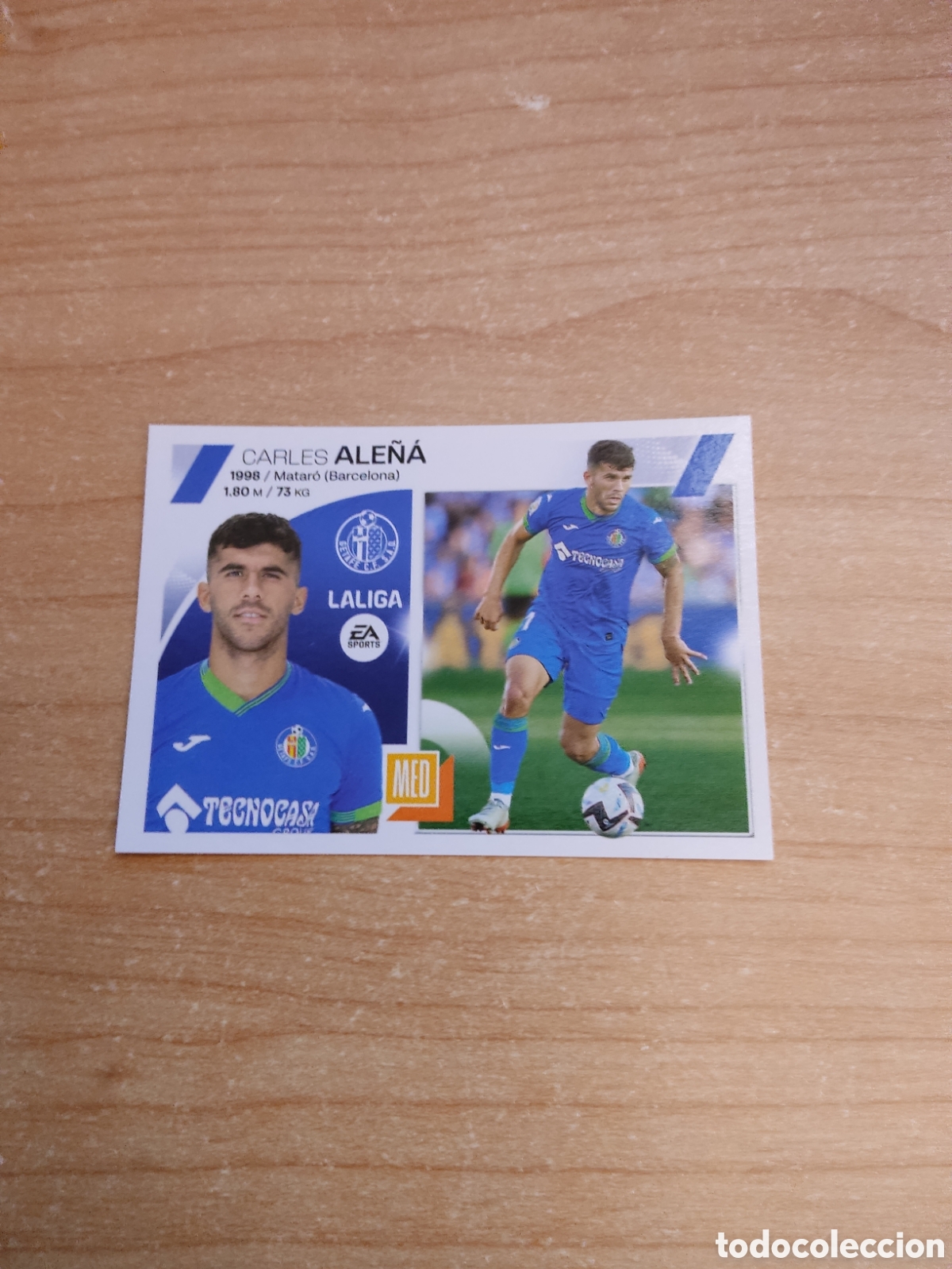 Cromos de f&uacute;tbol: 14 ALE&Ntilde;A GETAFE LIGA ESTE 2023 2024