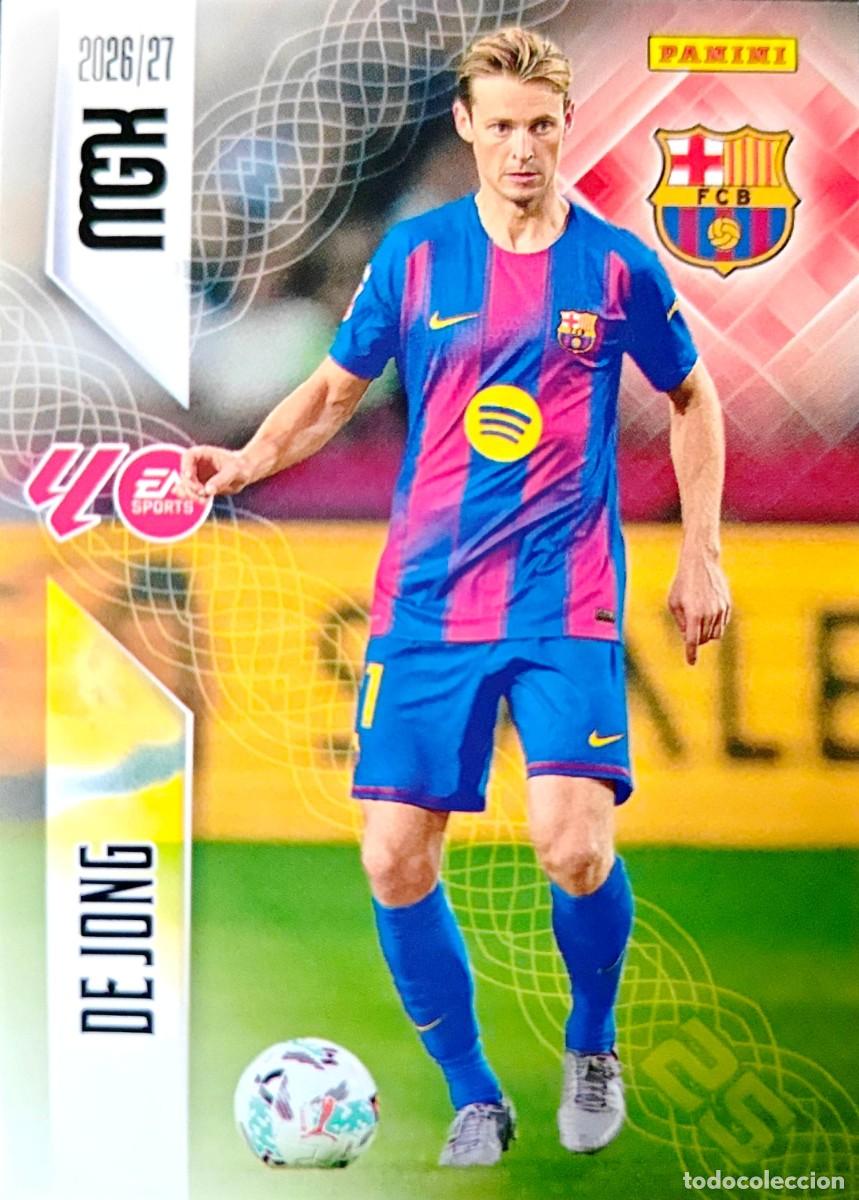 Cromos de f&uacute;tbol: 82 Frenkie de Jong - FC Barcelona - PANINI Megacracks MGK 2026 2027 26 27