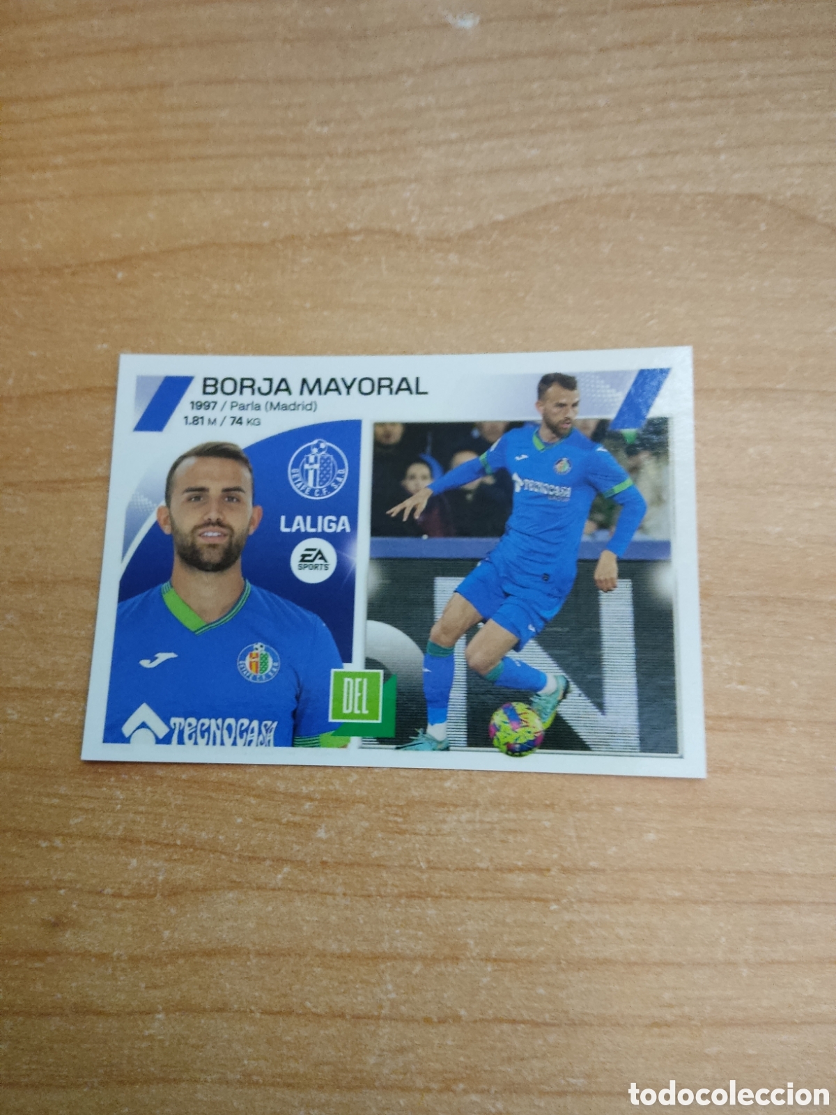 Cromos de f&uacute;tbol: 19 BORJA MAYORAL GETAFE LIGA ESTE 2023 2024