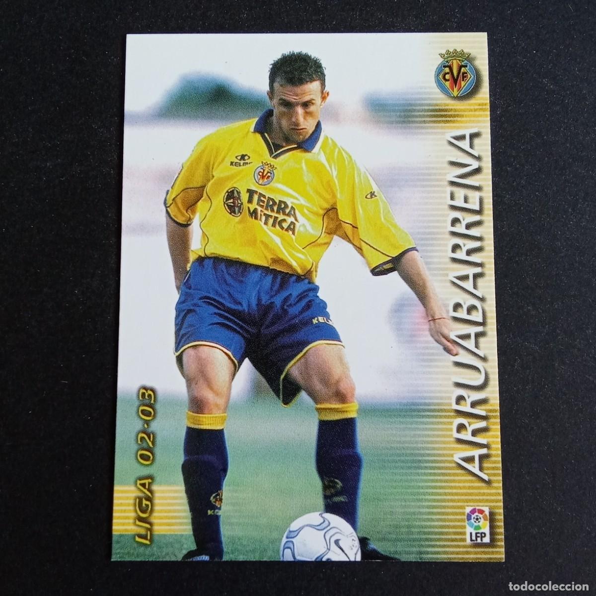 Cromos de f&uacute;tbol: 351 ARRUABARRENA VILLARREAL LIGA 2002 2003 02 03 MEGAFICHAS PANINI