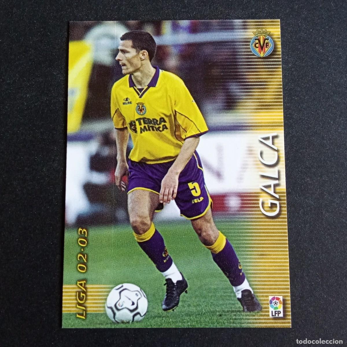 Cromos de f&uacute;tbol: 352 GALCA VILLARREAL LIGA 2002 2003 02 03 MEGAFICHAS PANINI