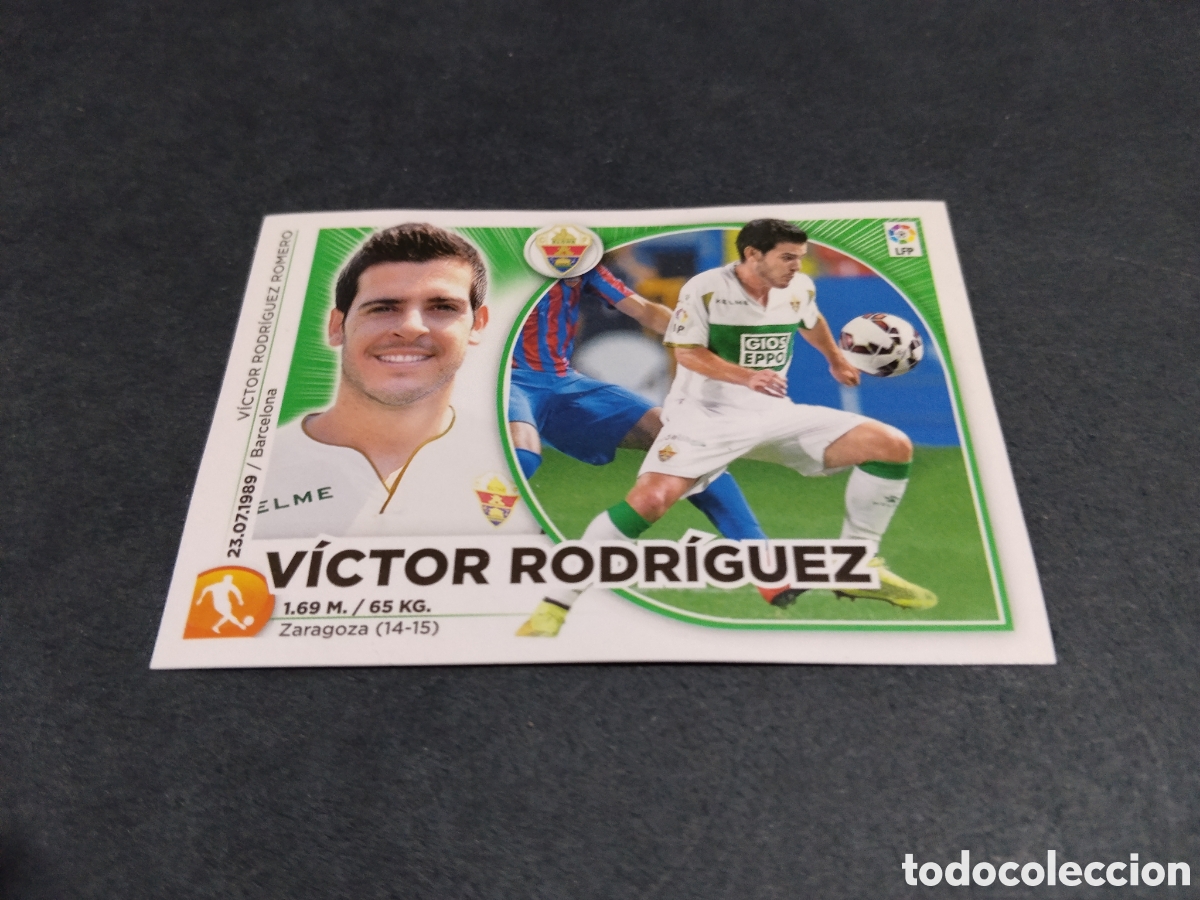 Cromos de f&uacute;tbol: Cromo futbol 2014-15 V&iacute;ctor Rodr&iacute;guez, Elche CF