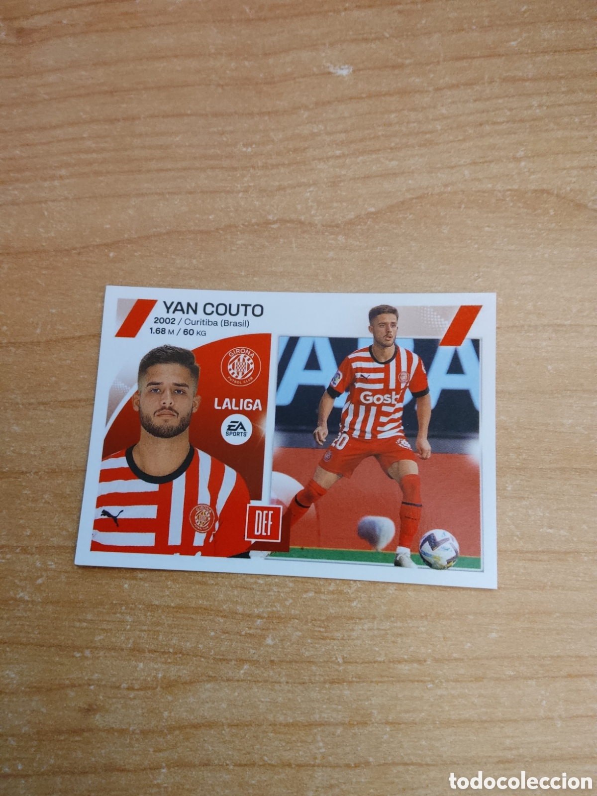 Cromos de f&uacute;tbol: 6 A YAN COUTO GIRONA LIGA ESTE 2023 2024