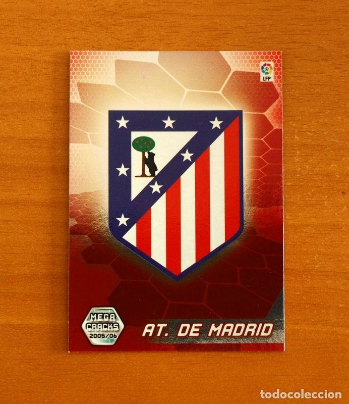 Cromos de f&uacute;tbol: Atl&eacute;tico de Madrid -N&ordm; 37 Escudo -Megacracks Las Fichas Liga 2005-2006-05-06 Mega Cracks Panini