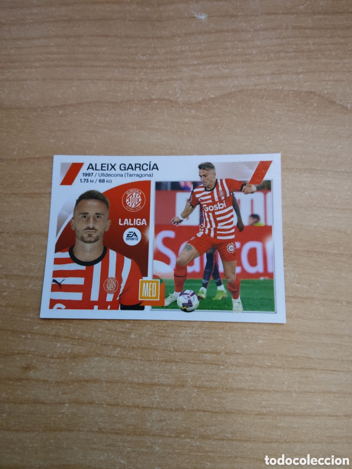 Cromos de f&uacute;tbol: 12 ALEIX GARCIA GIRONA LIGA ESTE 2023 2024