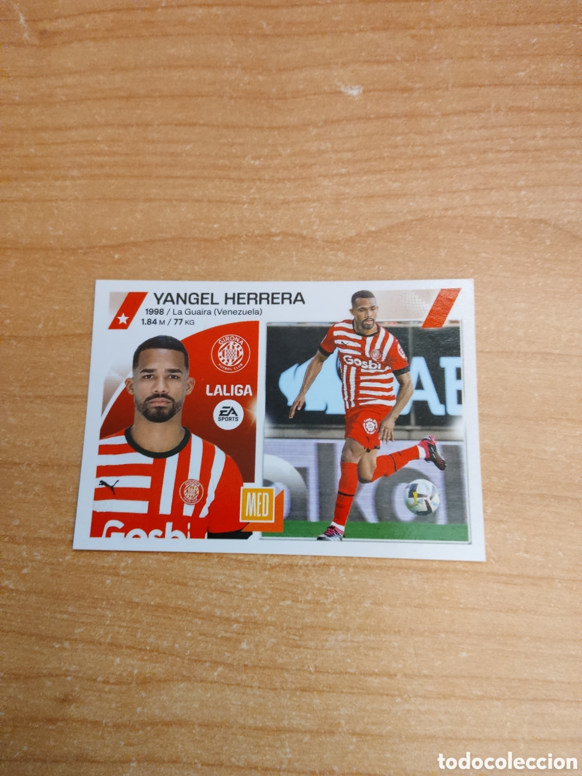 Cromos de f&uacute;tbol: 13 YANGEL HERRERA GIRONA LIGA ESTE 2023 2024