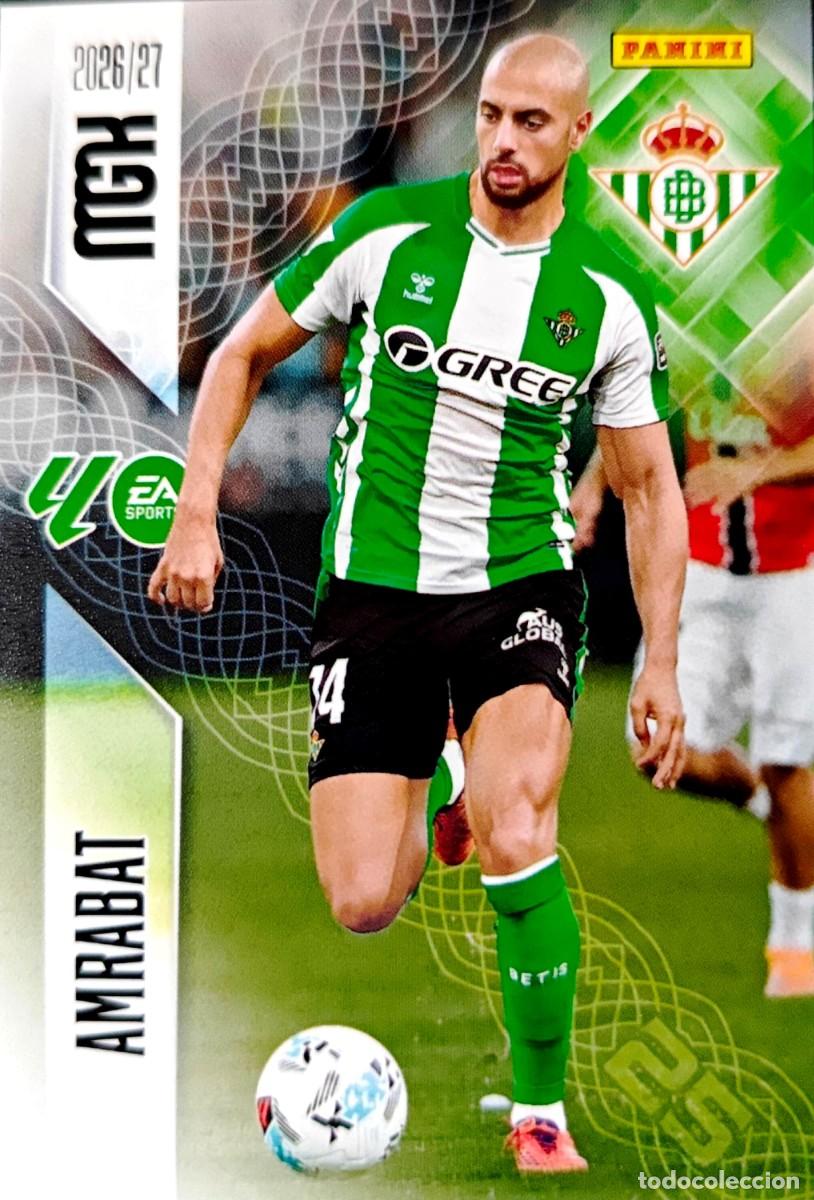 Cromos de f&uacute;tbol: 100 Sofian Amrabat - Real Betis - PANINI Megacracks MGK 2026 2027 26 27