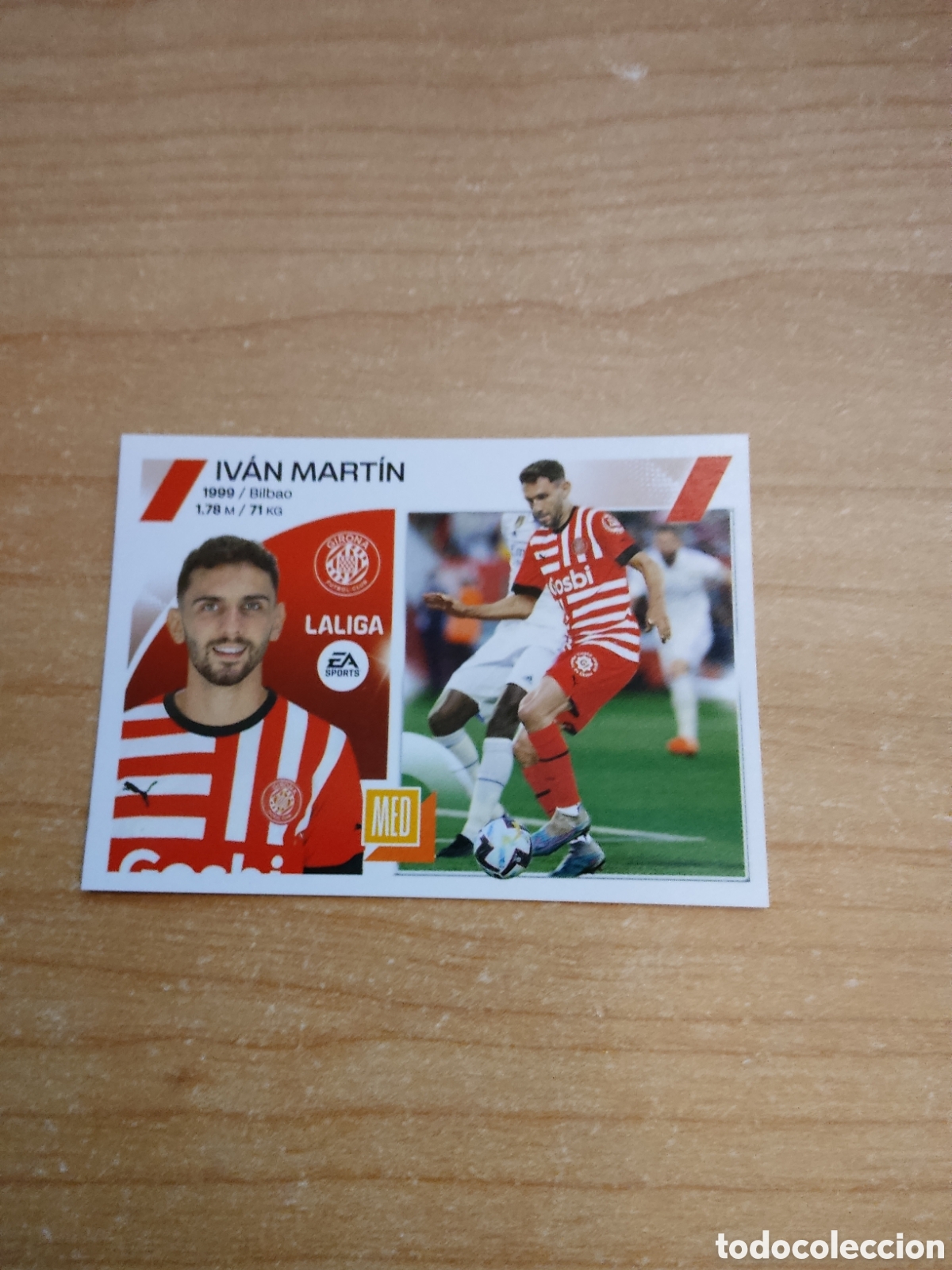 Cromos de f&uacute;tbol: 15 IVAN MARTIN GIRONA LIGA ESTE 2023 2024