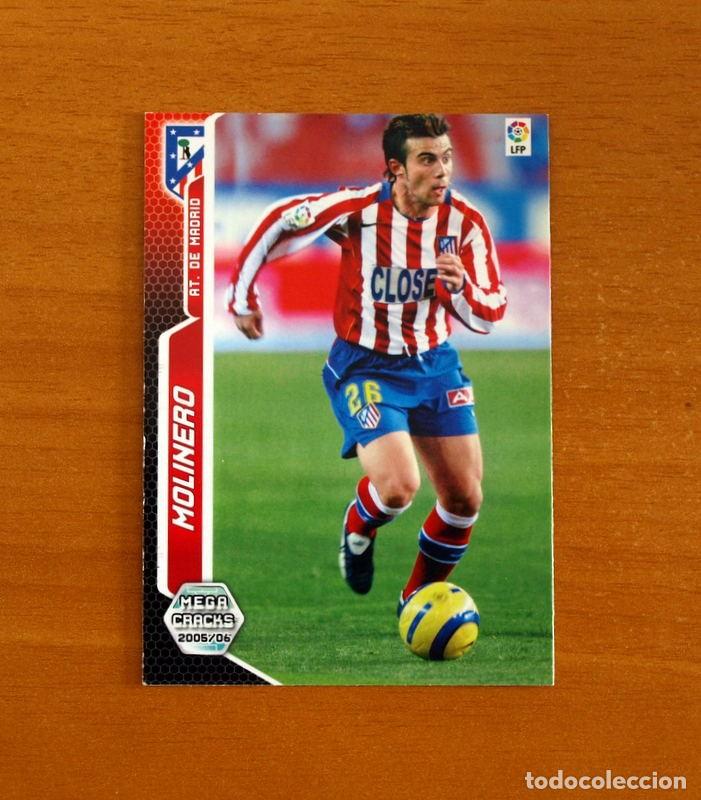 Cromos de f&uacute;tbol: Atl&eacute;tico de Madrid -N&ordm; 40 Molinero -Megacracks Las Fichas Liga 2005-2006-05-06 Mega Cracks Panini