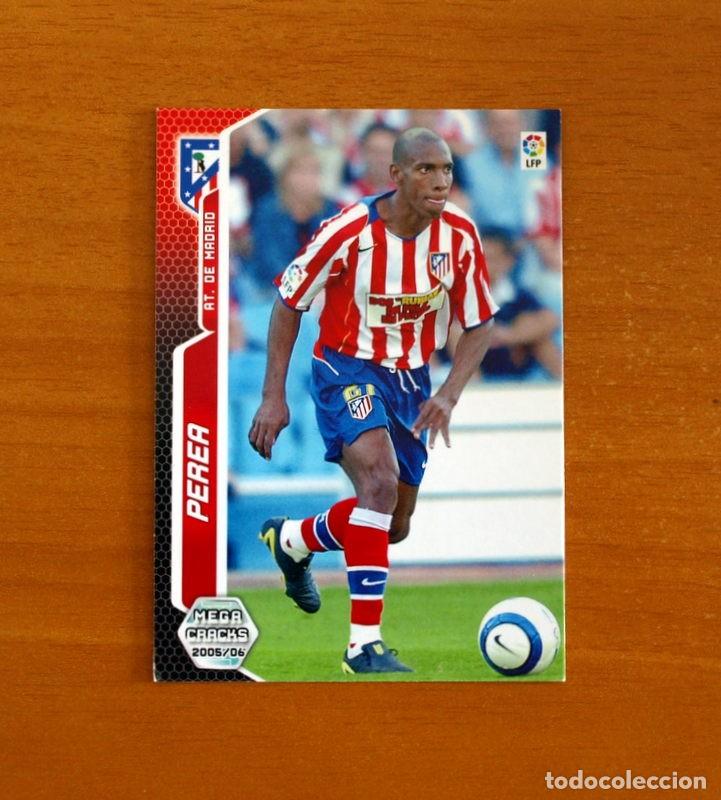 Cromos de f&uacute;tbol: Atl&eacute;tico de Madrid -N&ordm; 41 Perea -Megacracks Las Fichas Liga 2005-2006-05-06 Mega Cracks Panini