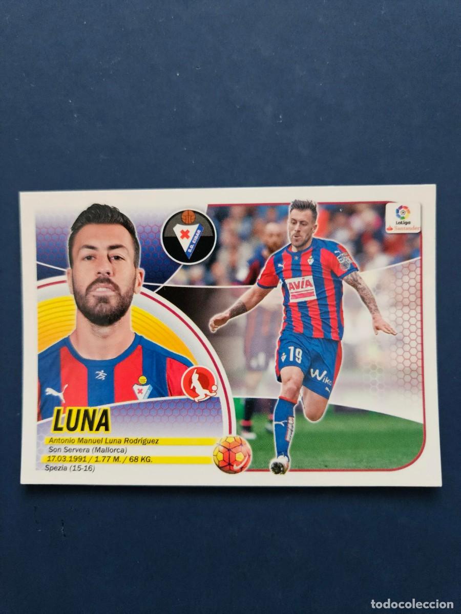 Cromos de f&uacute;tbol: N&ordm; 7B LUNA EIBAR LOGO NUEVO LIGA ESTE 16 17 2016 2017 SIN PEGAR NUNCA PEGADO