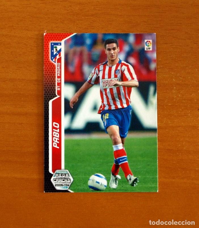 Cromos de f&uacute;tbol: Atl&eacute;tico de Madrid -N&ordm; 42 Pablo -Megacracks Las Fichas Liga 2005-2006-05-06 Mega Cracks Panini