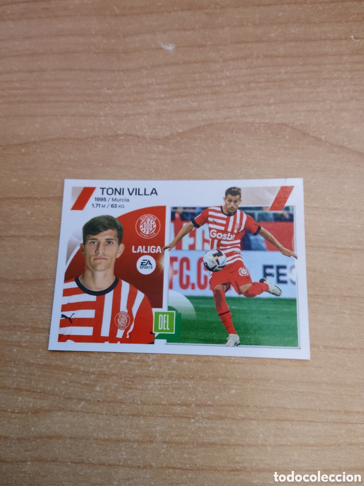 Cromos de f&uacute;tbol: 20 TONI VILLA GIRONA LIGA ESTE 2023 2024