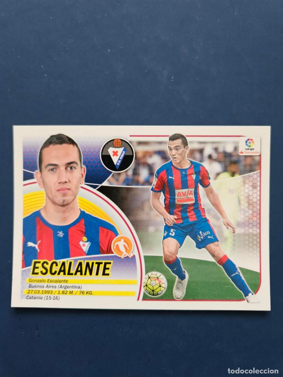Cromos de f&uacute;tbol: N&ordm; 8 ESCALANTE EIBAR LOGO NUEVO LIGA ESTE 16 17 2016 2017 SIN PEGAR NUNCA PEGADO