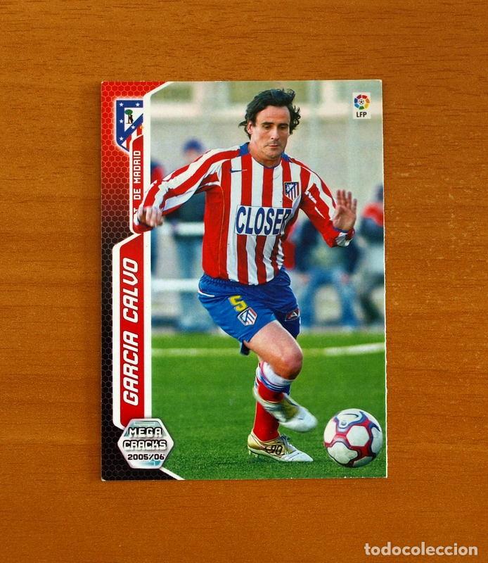 Cromos de f&uacute;tbol: Atl&eacute;tico de Madrid -N&ordm; 43 Garc&iacute;a Calvo-Megacracks Las Fichas Liga 2005-2006-05-06 Mega Cracks Panini