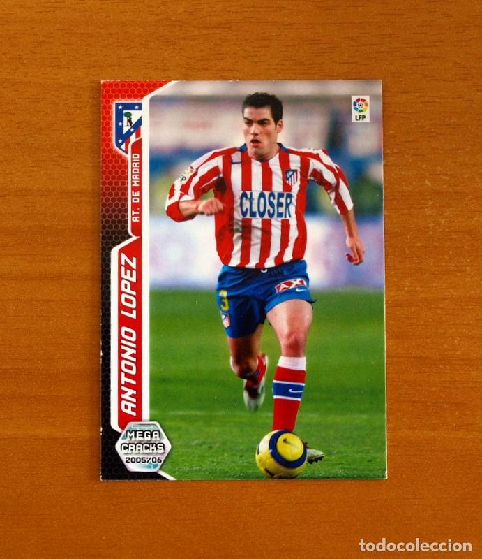 Cromos de f&uacute;tbol: Atl&eacute;tico de Madrid-N&ordm; 44 Antonio L&oacute;pez-Megacracks Las Fichas Liga 2005-2006-05-06 Mega Cracks Panini