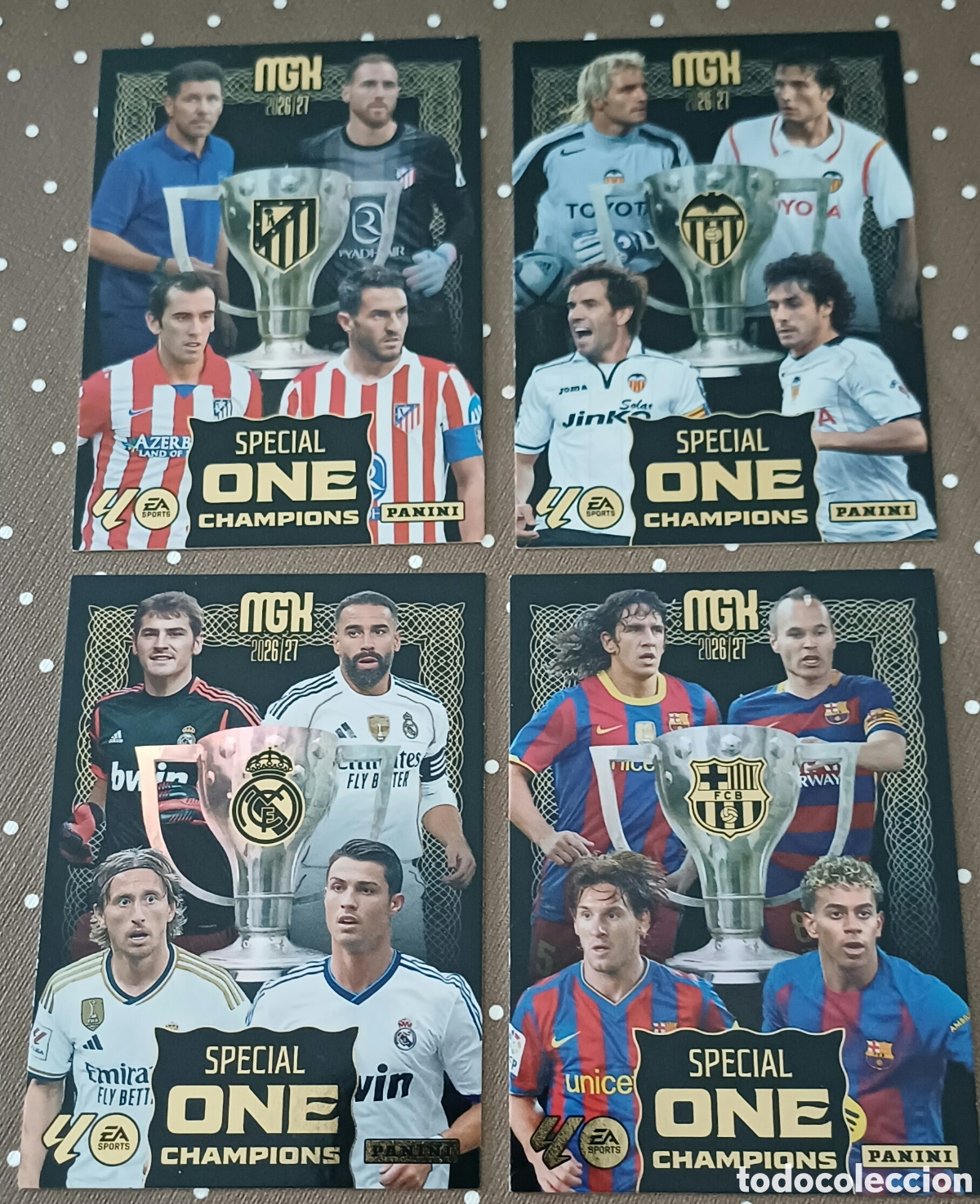 Cromos de f&uacute;tbol: Lote Special One Champions MGK 2026/27