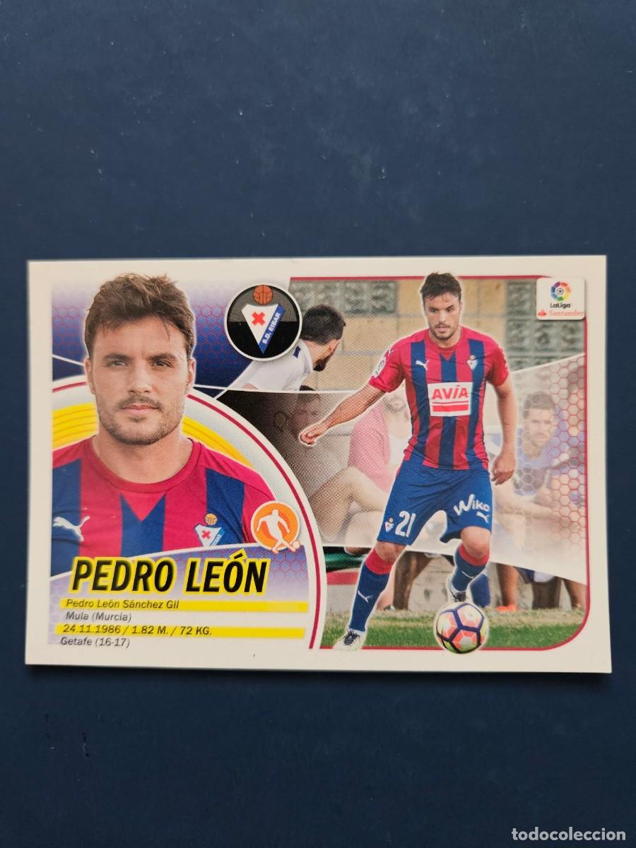 Cromos de f&uacute;tbol: N&ordm; 10 PEDRO LEON EIBAR LOGO NUEVO LIGA ESTE 16 17 2016 2017 SIN PEGAR NUNCA PEGADO